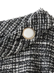 ツイードラメワンピース