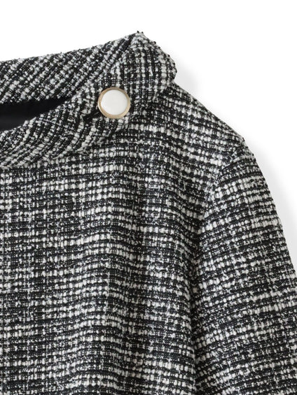 ツイードラメワンピース