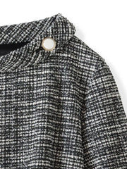 ツイードラメワンピース