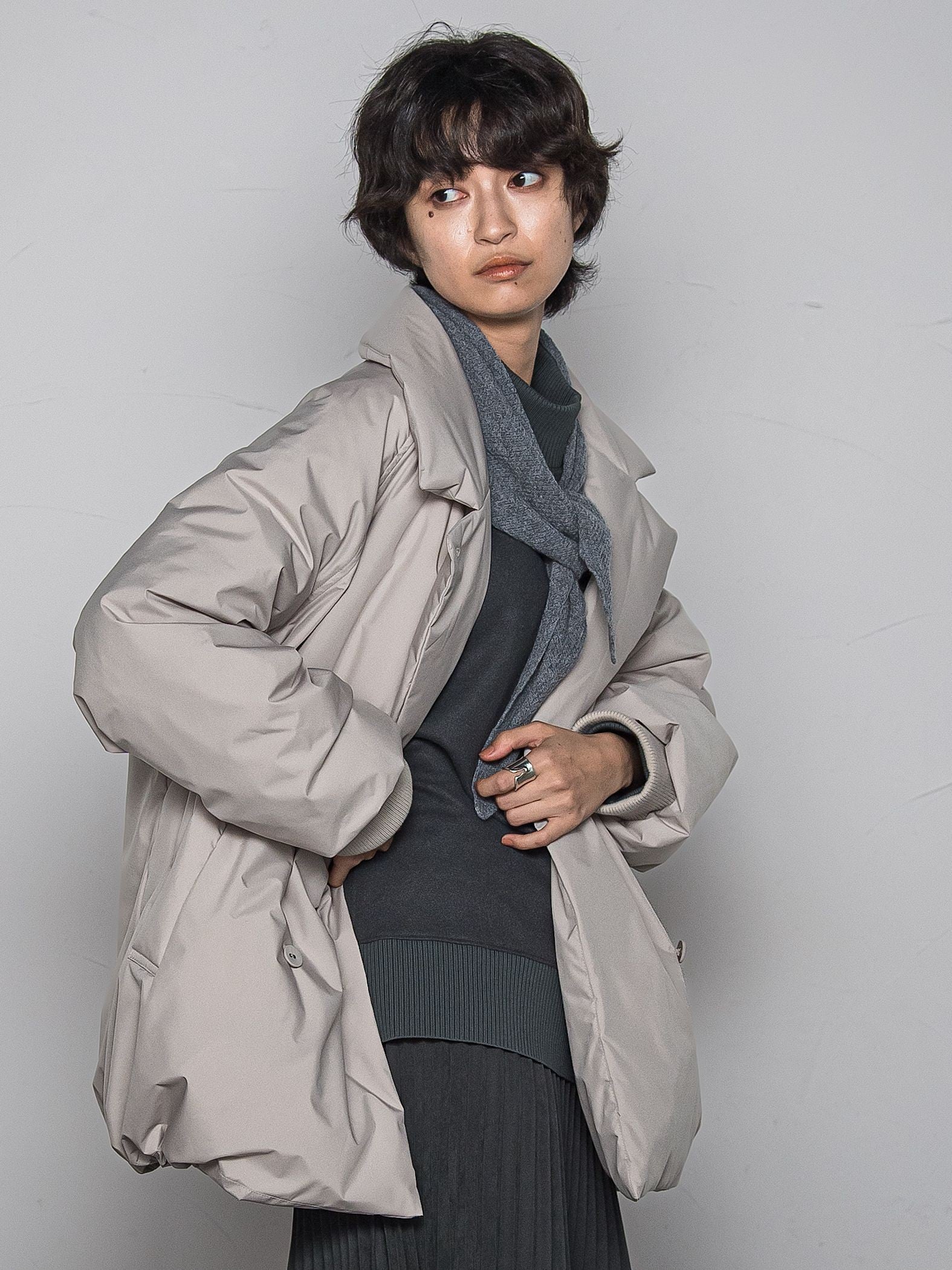 エアリーピュアダウンコクーンジャケット