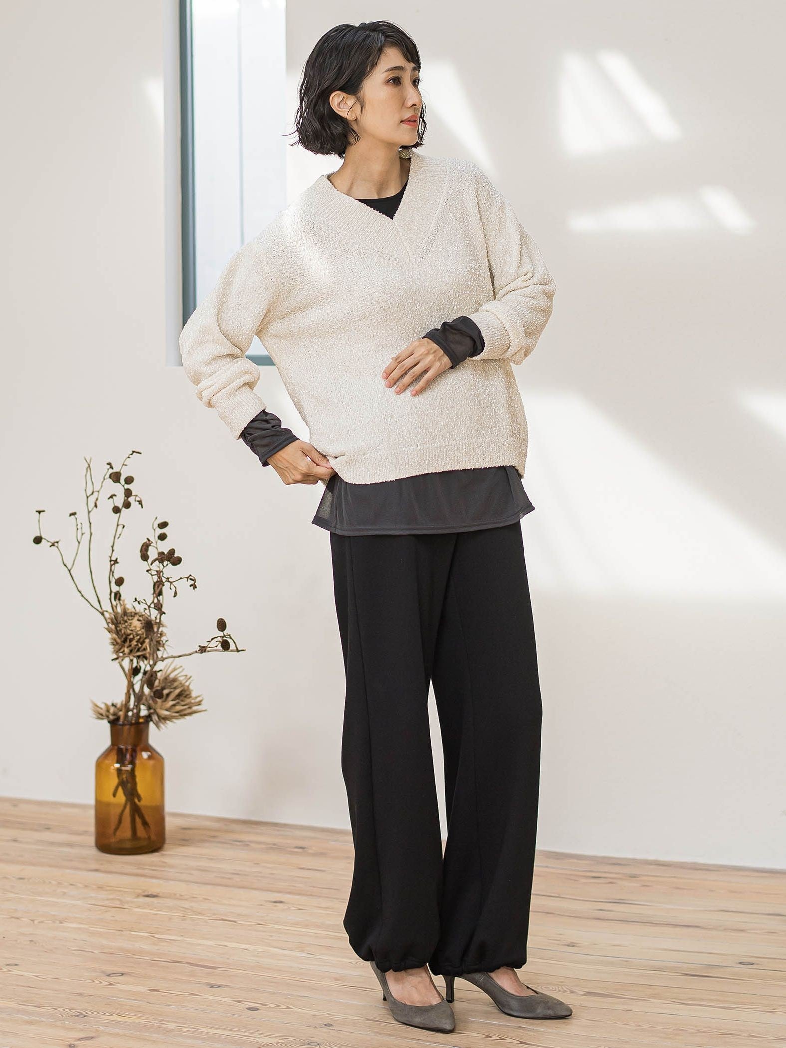 【WEB限定】”重ねるだけで格上げ”レイヤードインナー