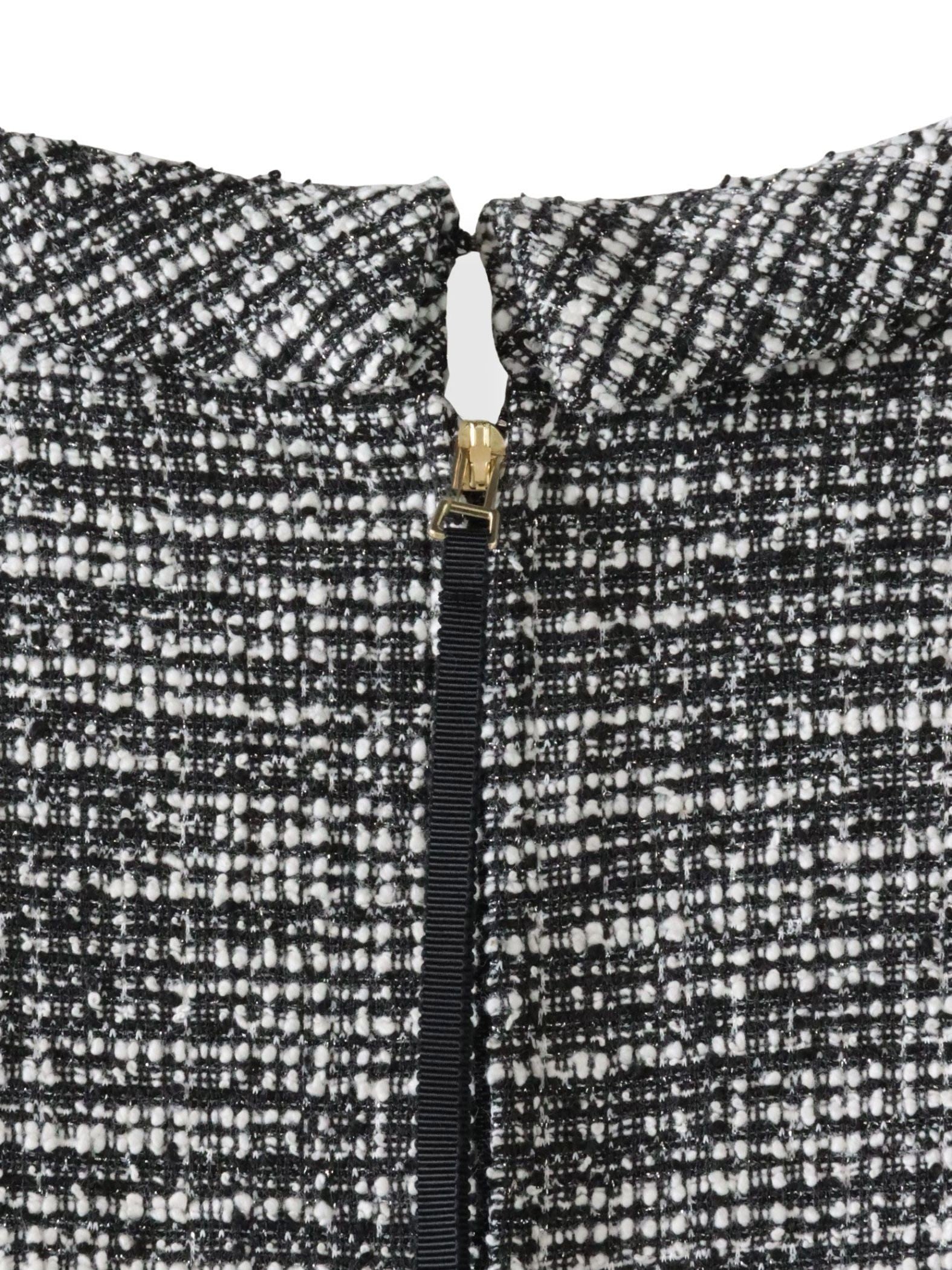 ツイードラメワンピース