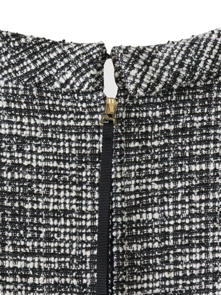 ツイードラメワンピース