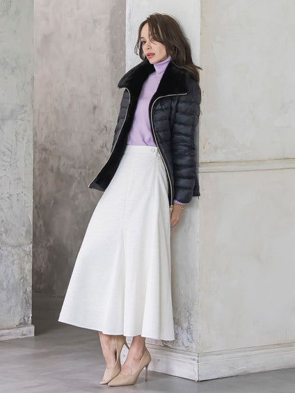 ツイードラメマーメイドスカート