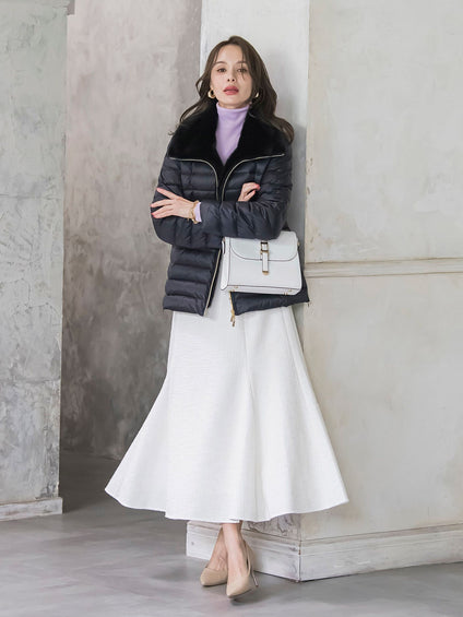 ツイードラメマーメイドスカート