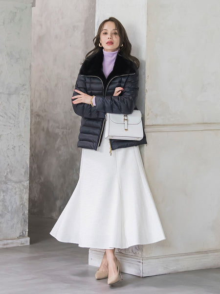 ツイードラメマーメイドスカート