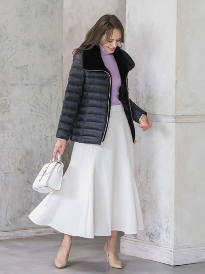 ツイードラメマーメイドスカート