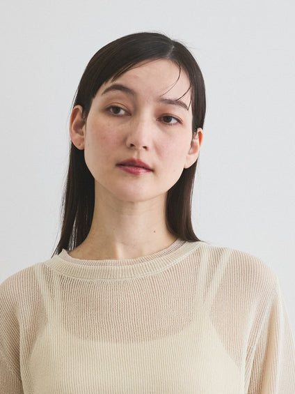 麻タッチハイショクプルオーバー≪手洗い可能≫