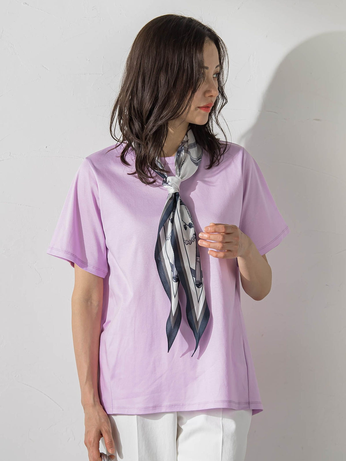 【WEB限定】≪気分で選べる12色展開！≫ジュエリーカラーカットソー