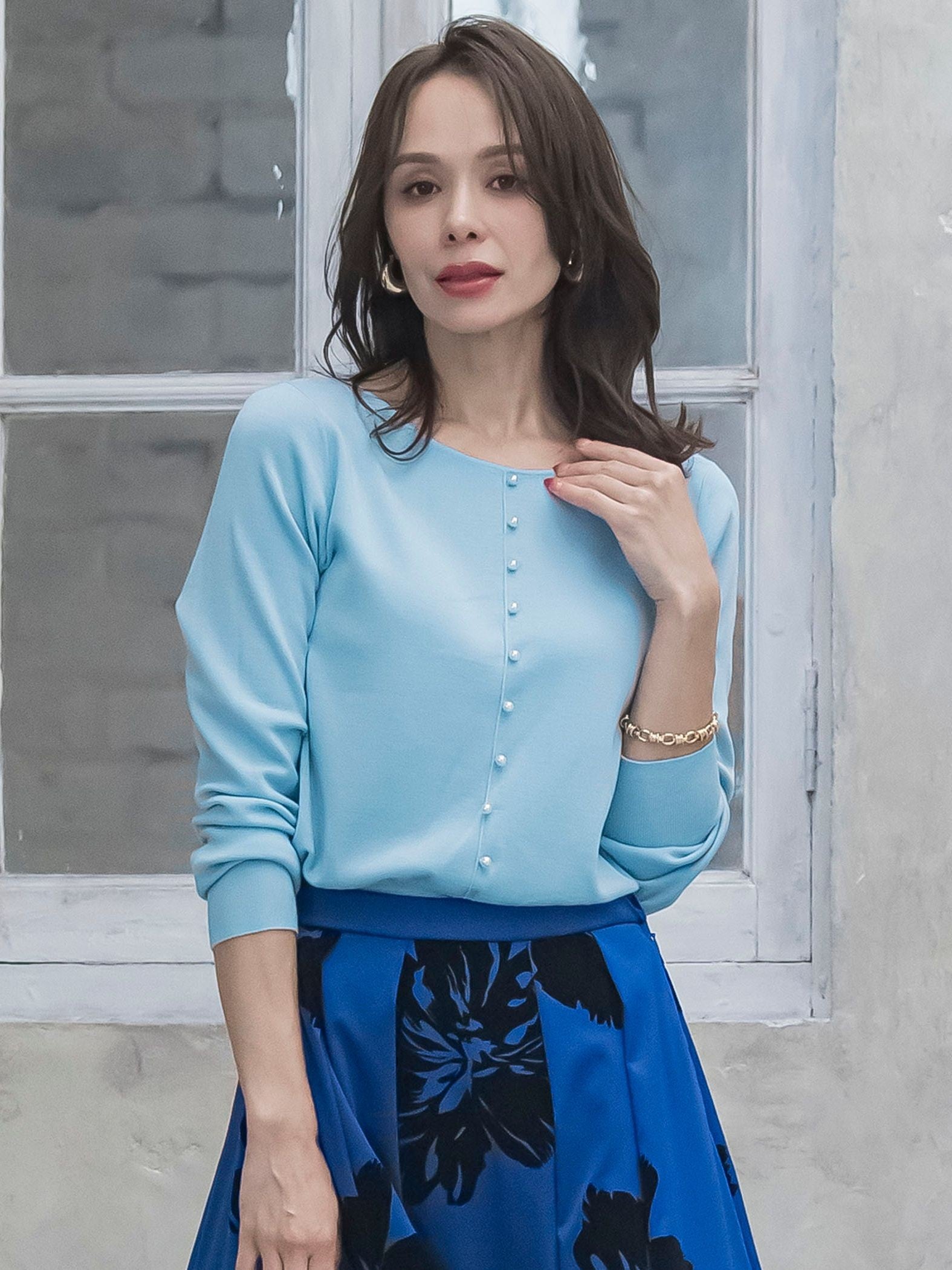 BRISBANE前後2WAYニット≪手洗い可能≫