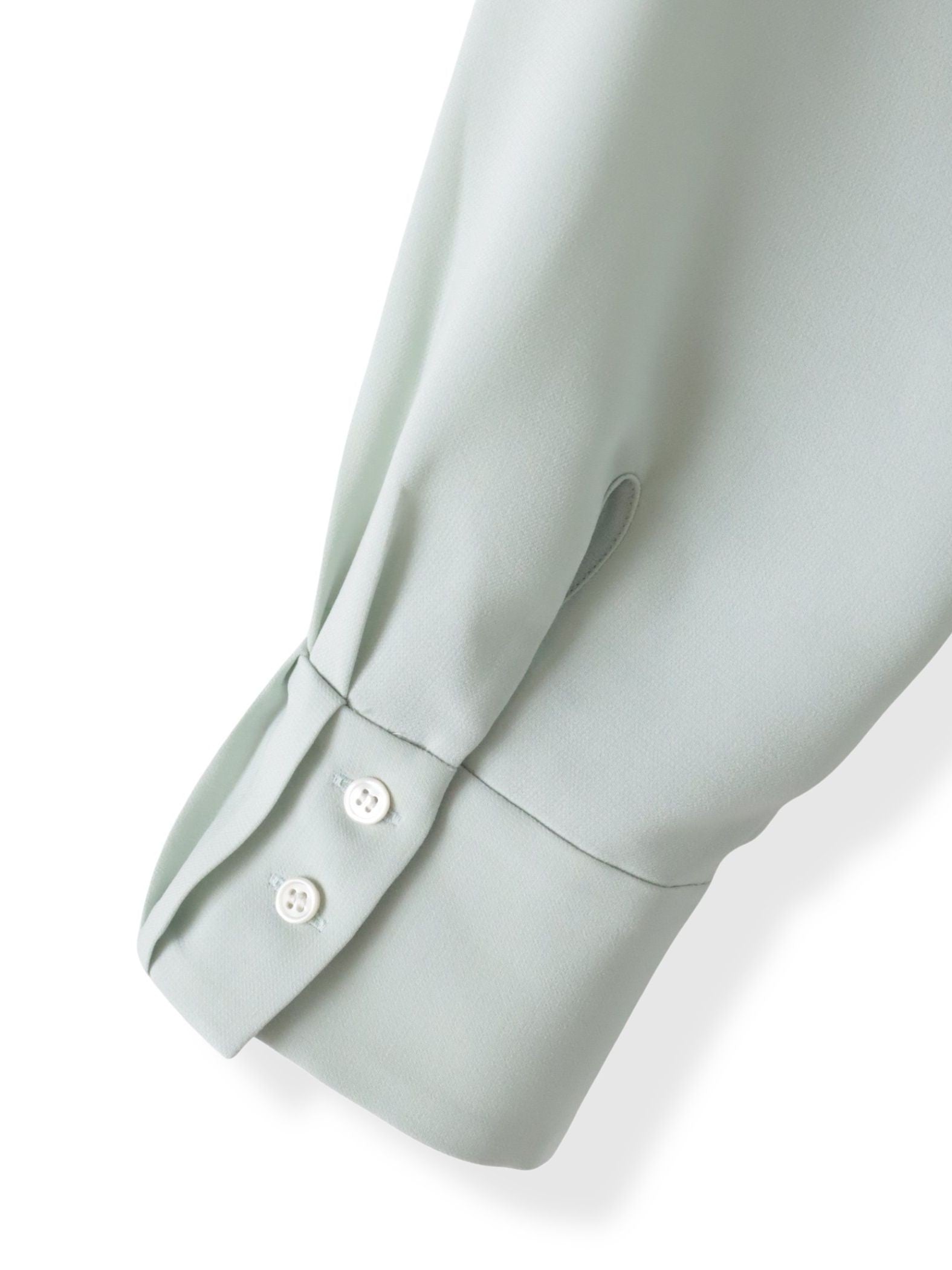 【大きいサイズ】メランジツイルノーカラーブラウス