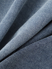 デニムショートジャケット≪洗濯機で洗える≫