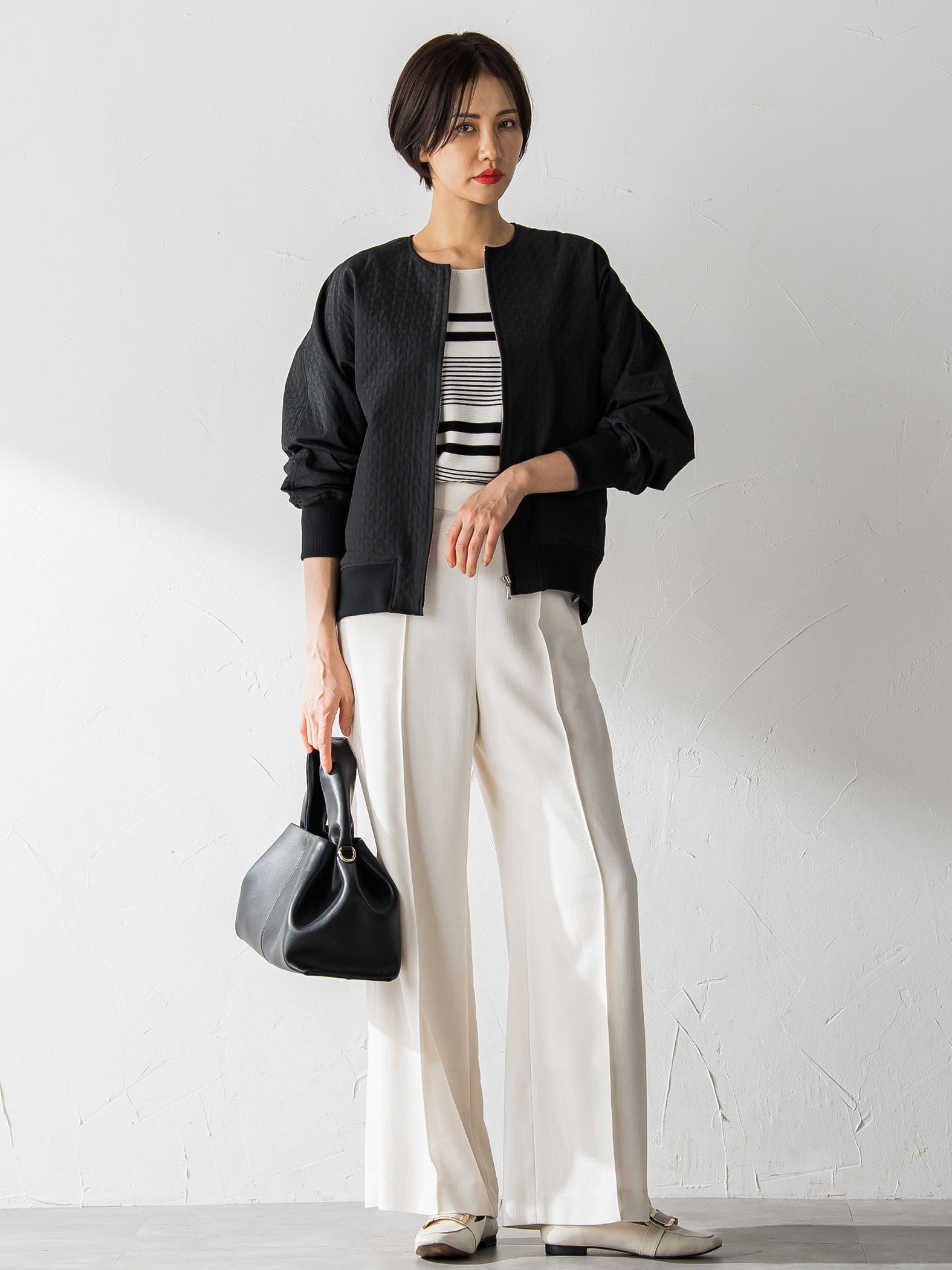 【WEB限定サイズあり】【洗えるニット】ECOCUWOOLドルマンニットプルオーバー≪シワになりにくい≫