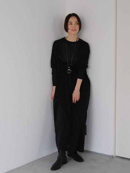 sheer long dress【日本製】