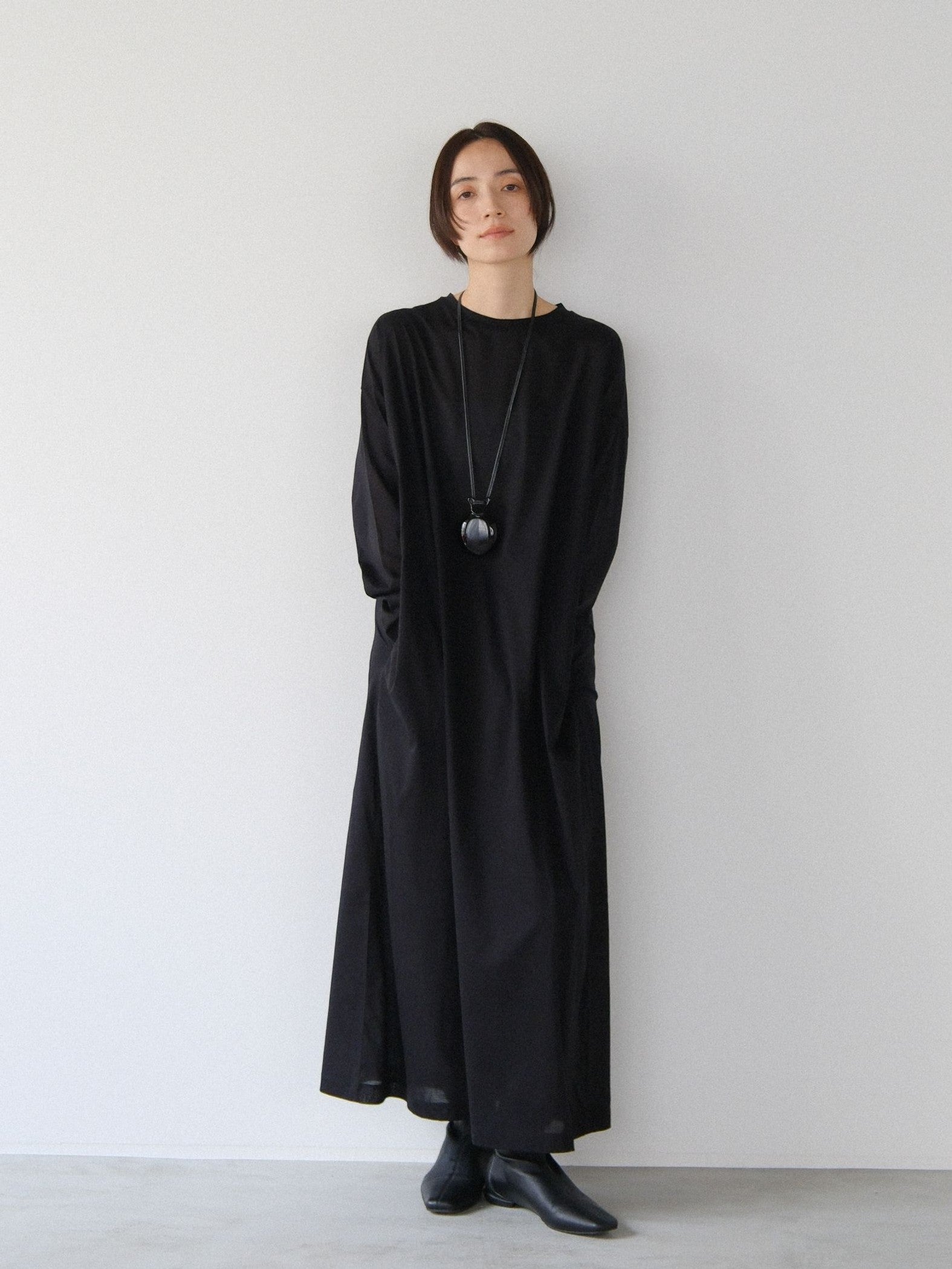 sheer long dress【日本製】