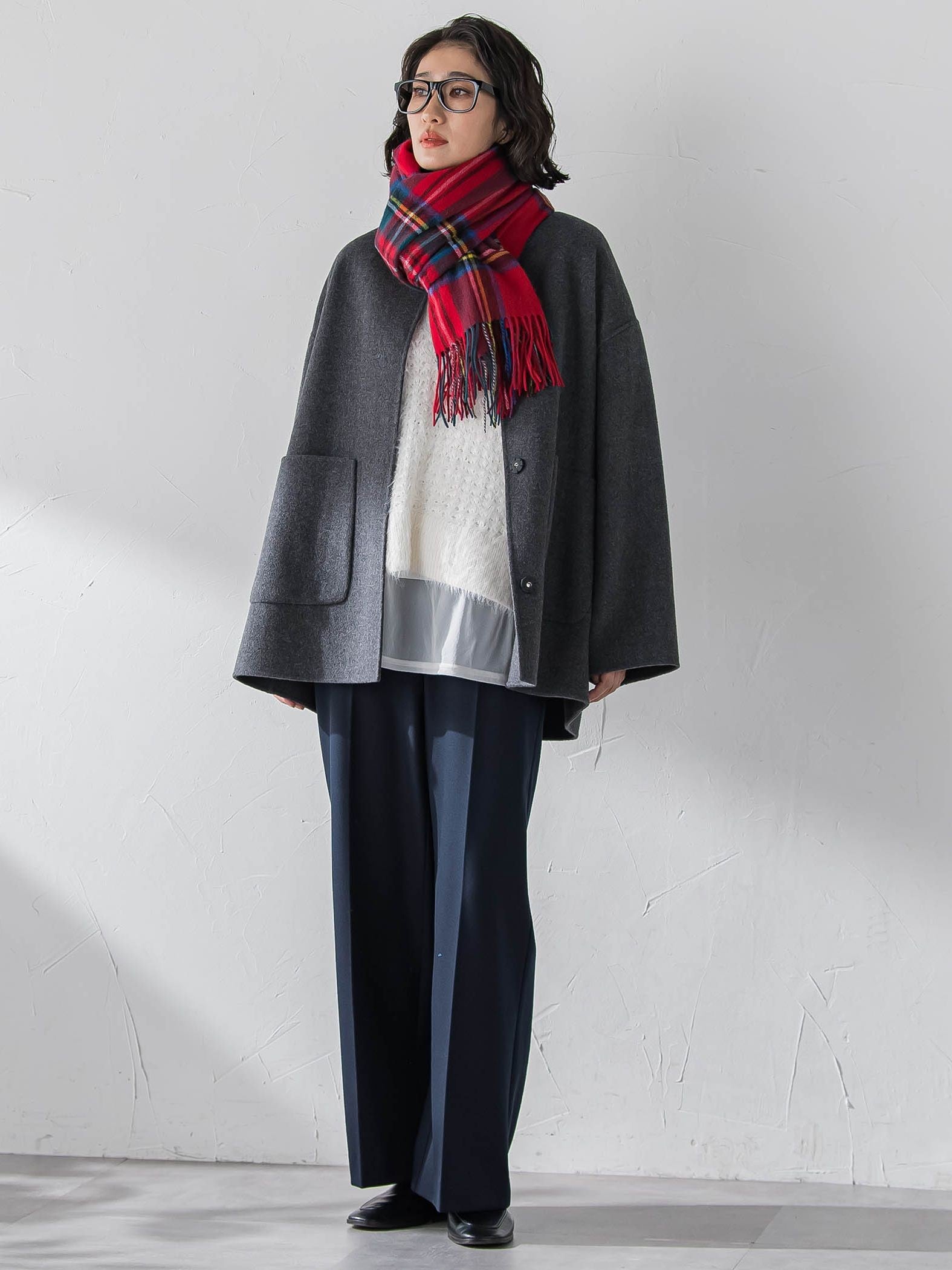 エクセレントウォーム裏起毛ワイドパンツ