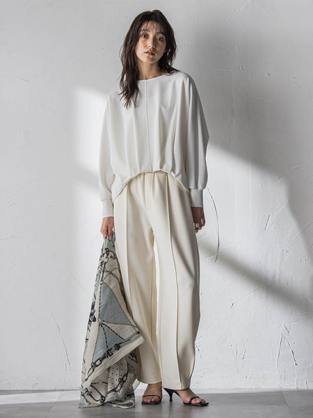 “ 叶える ” タックヘムドルマンショートプルオーバー