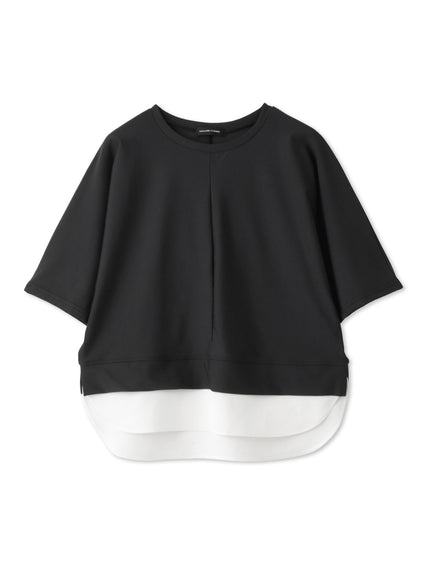 【上下セット】レイヤリードルマントップ×スカート2ピース