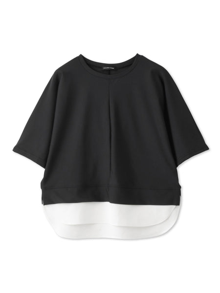 【上下セット】レイヤリードルマントップ×スカート2ピース