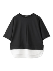 【上下セット】レイヤリードルマントップ×スカート2ピース