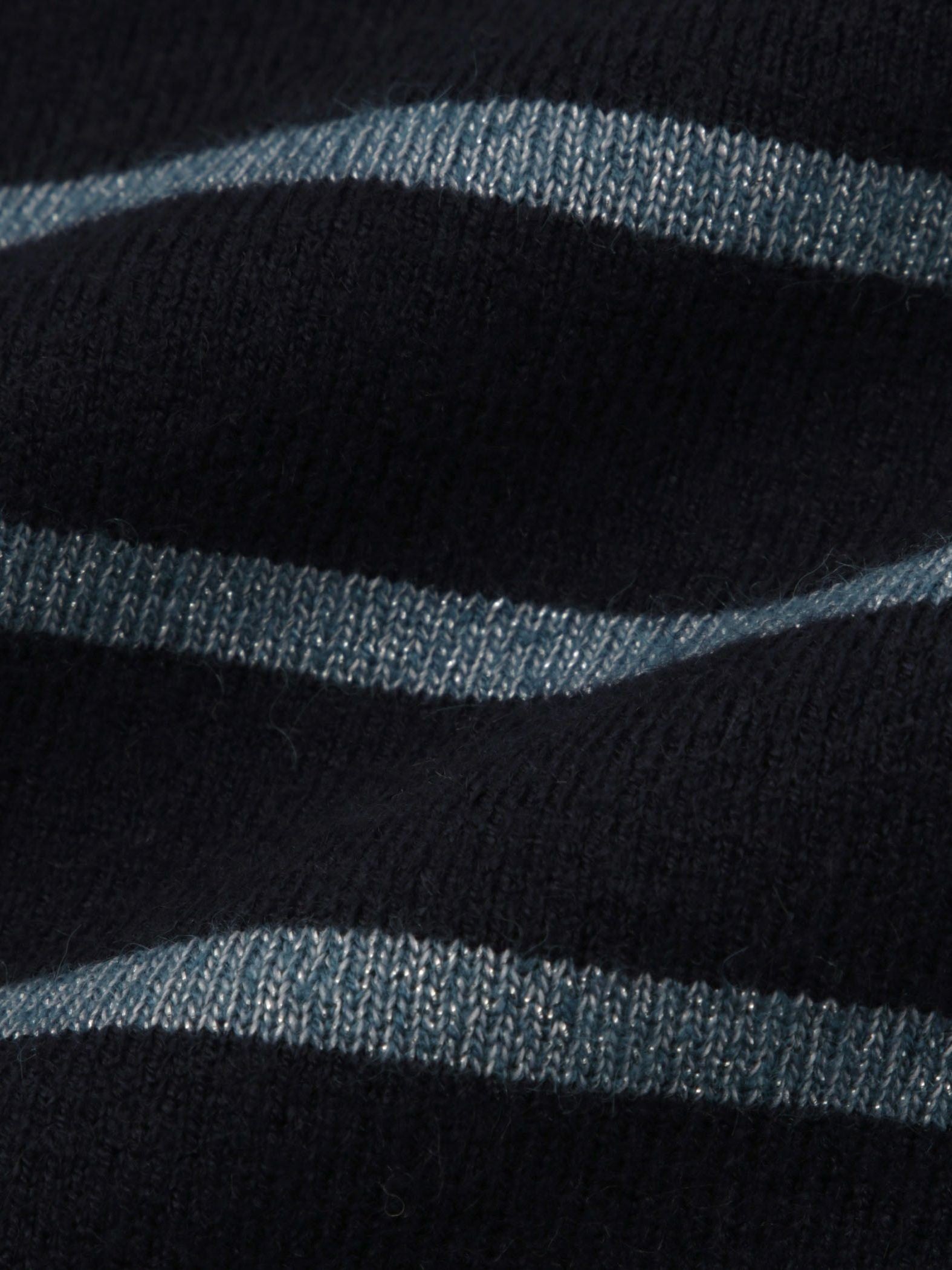 ラメボーダーウォッシャブルコクーンニット≪洗濯機で洗える≫