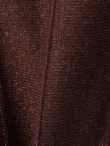 【新色追加】ラメドルマンVネックニット≪手洗い可能≫