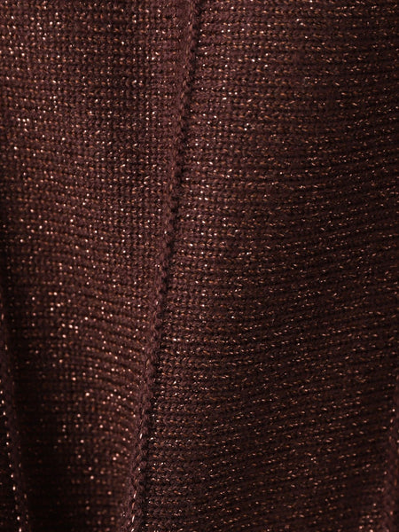 【新色追加】ラメドルマンVネックニット≪手洗い可能≫