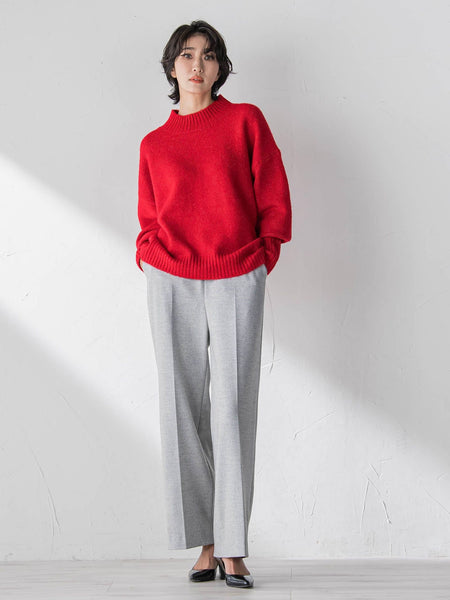 両面起毛ワイドパンツ