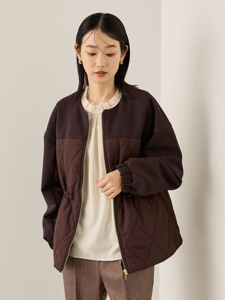 ダイヤキルティングダンボールブルゾン
