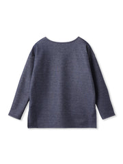 【WEB限定】裏毛布クルーネックプルオーバー≪毛玉防止・ストレッチ≫