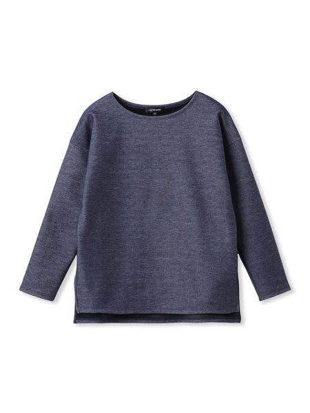 【WEB限定】裏毛布クルーネックプルオーバー≪毛玉防止・ストレッチ≫