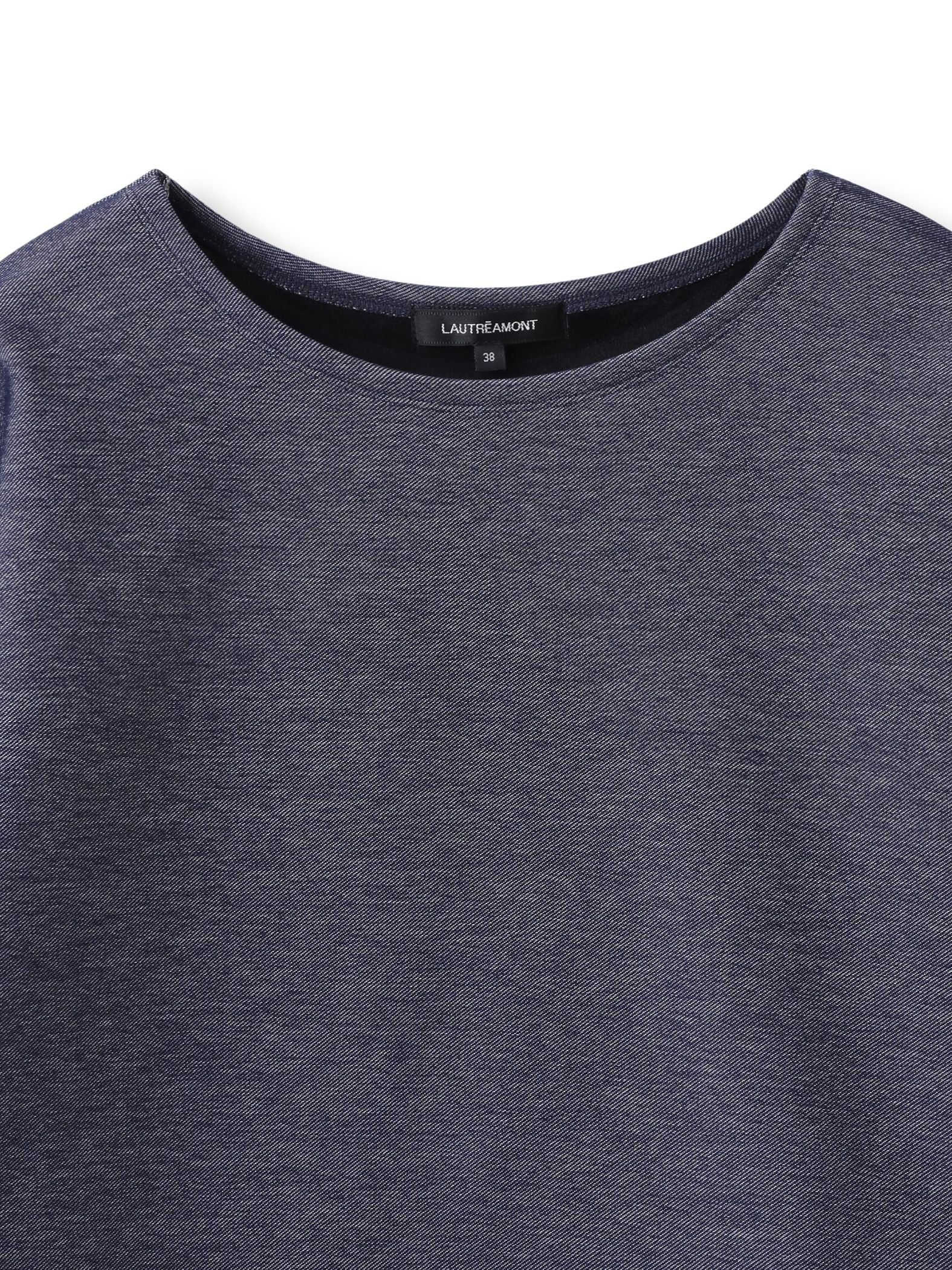 【WEB限定】裏毛布クルーネックプルオーバー≪毛玉防止・ストレッチ≫