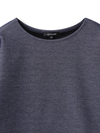 【WEB限定】裏毛布クルーネックプルオーバー≪毛玉防止・ストレッチ≫