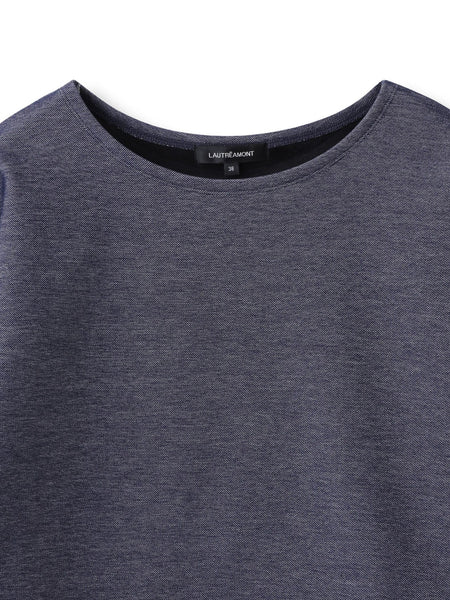 【WEB限定】裏毛布クルーネックプルオーバー≪毛玉防止・ストレッチ≫