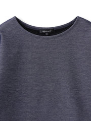 【WEB限定】裏毛布クルーネックプルオーバー≪毛玉防止・ストレッチ≫