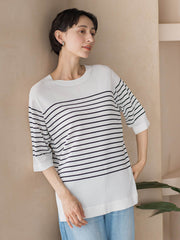 ボーダーTシャツニット