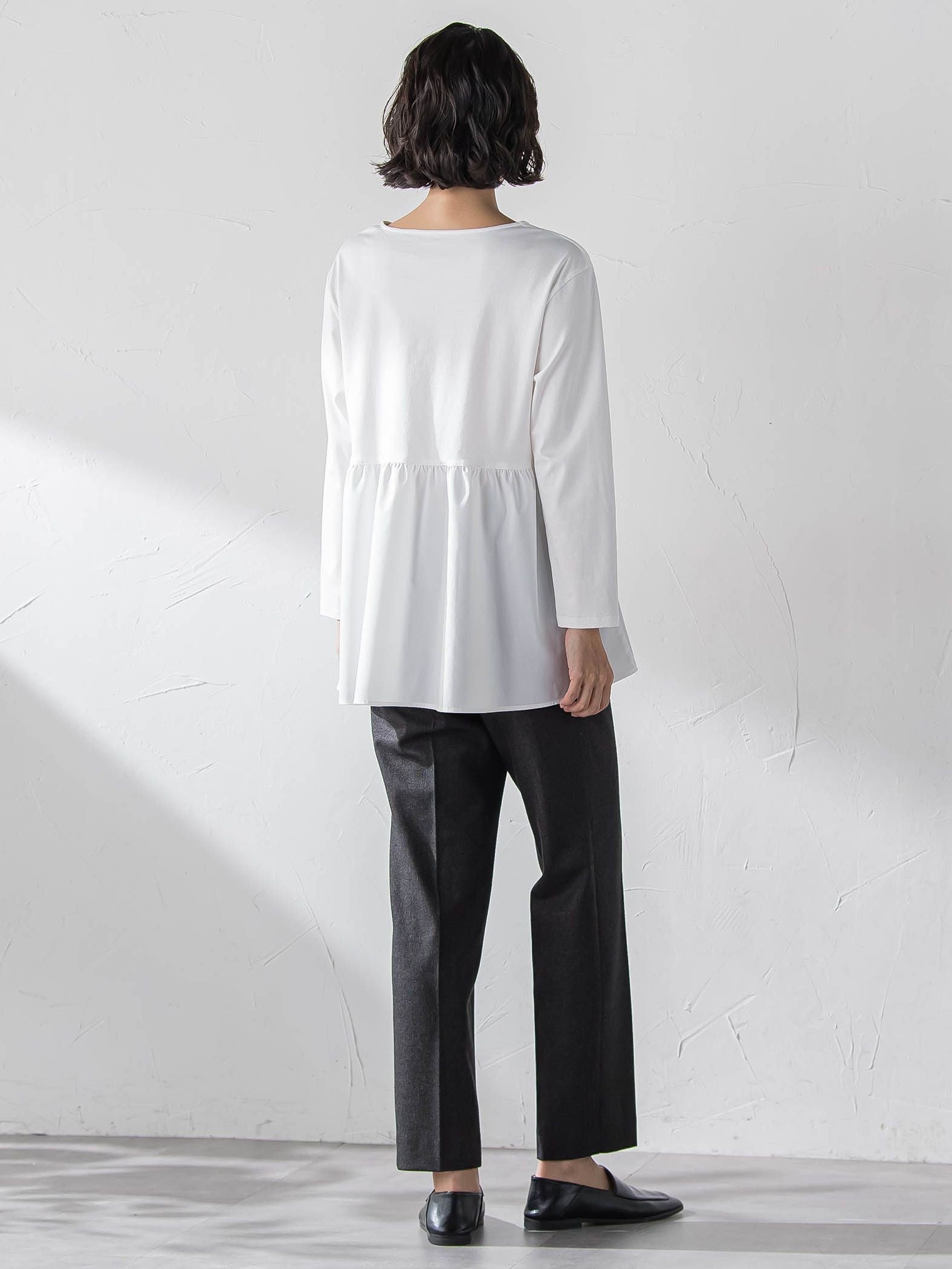 【大きいサイズ】ペプラムカットソー