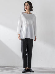 【大きいサイズ】ペプラムカットソー