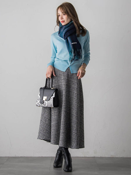 チェックマフラー