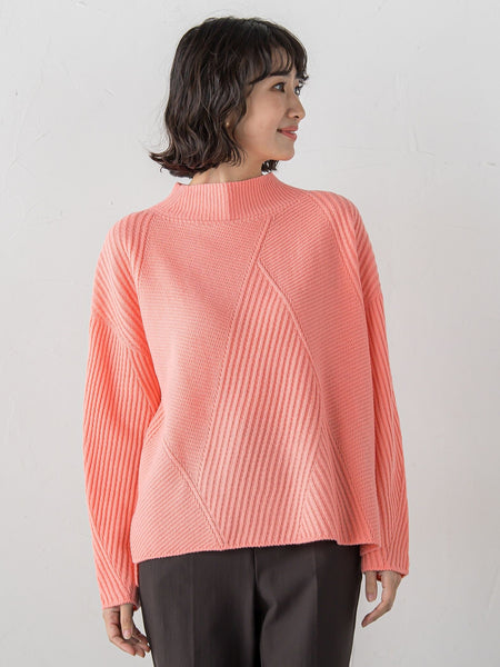 ヘリンボーンニット