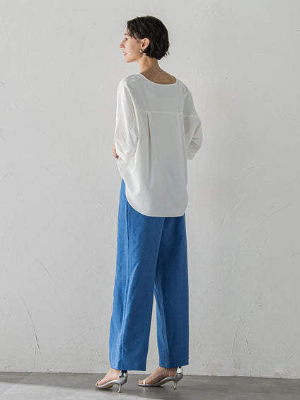 【WEB限定】ブラウス×パンツ 2点セット