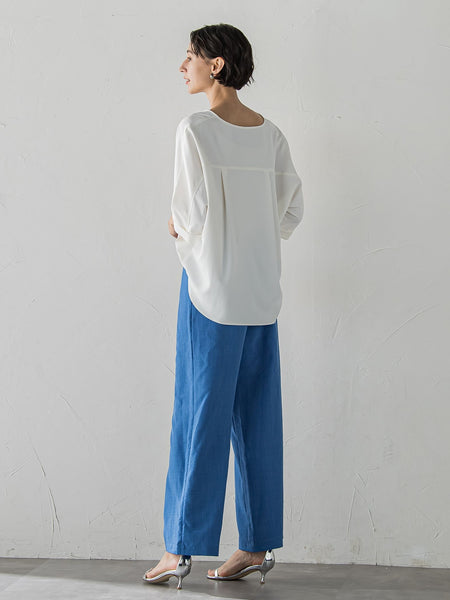 【WEB限定】ブラウス×パンツ 2点セット