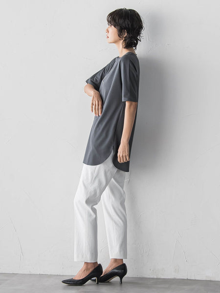 【WEB限定/大きいサイズ】”細身パンツも怖くない”Tシャツチュニック