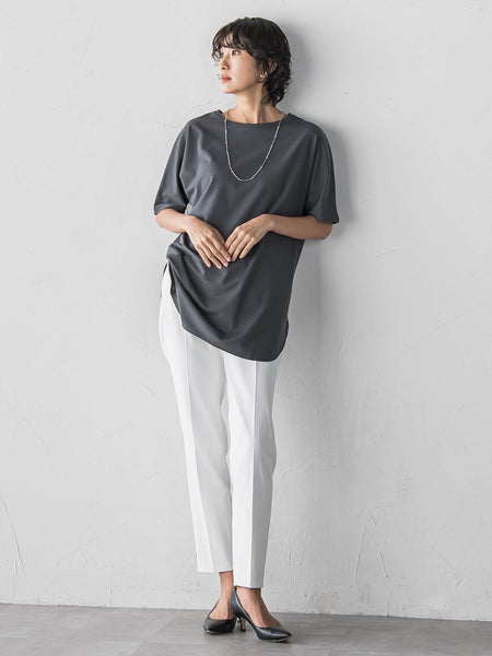 【WEB限定/大きいサイズ】”細身パンツも怖くない”Tシャツチュニック