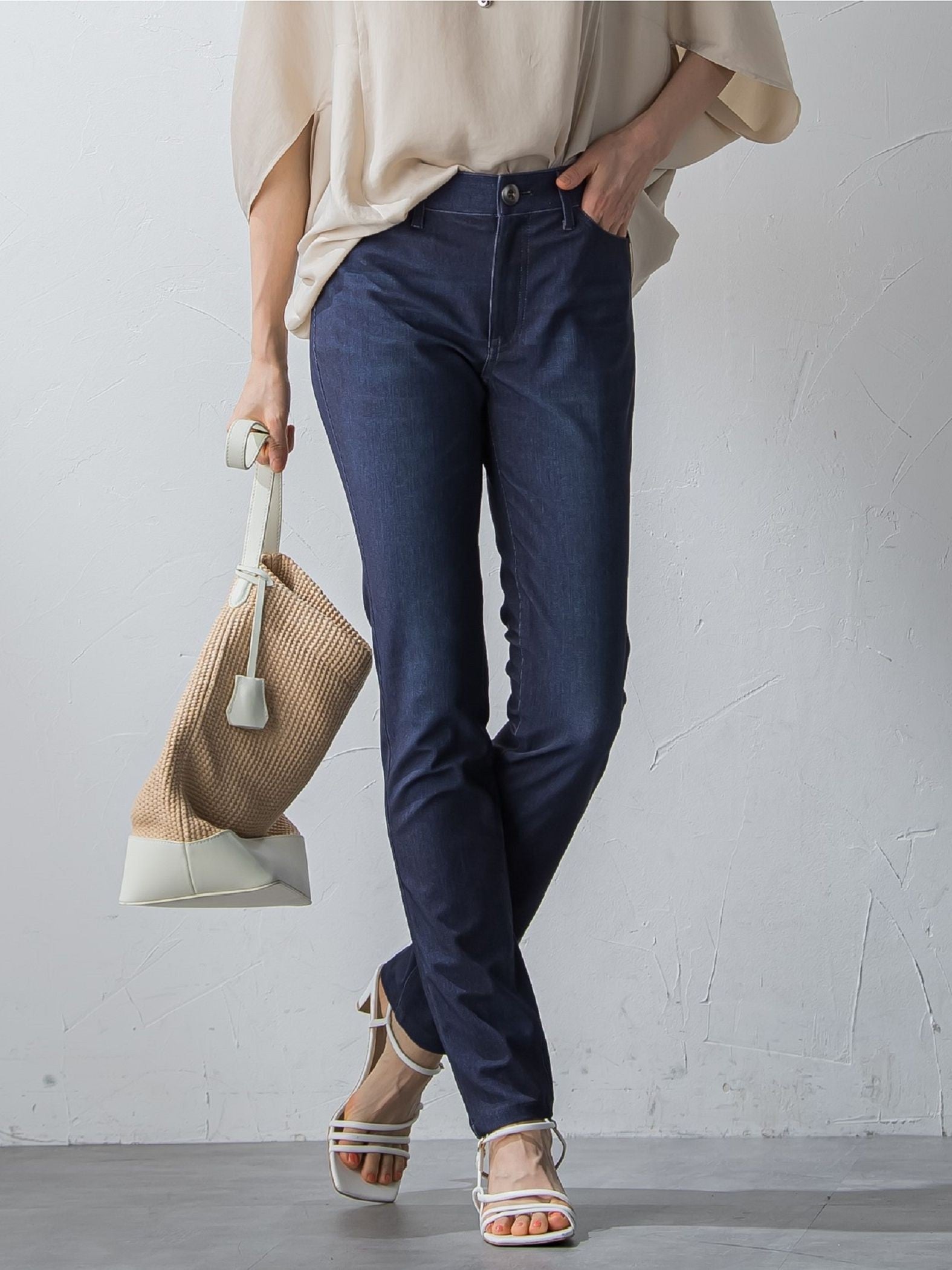 【WEB限定】【3サイズ展開】ハイテンションパンツ≪洗える/ストレッチ≫