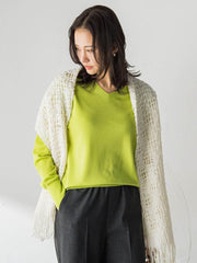 Brisbane Vネックニットプルオーバー≪WEB限定カラーあり/11号あり≫