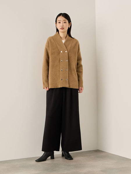 カットジョーゼットイージーワイドパンツ≪手洗い可能≫