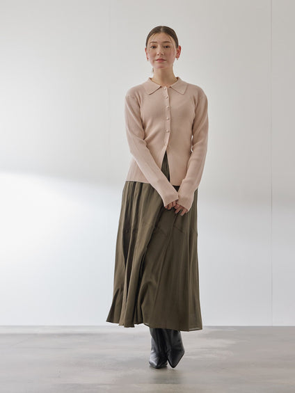 シルキーローンウエストプリーツスカート≪手洗い可能≫