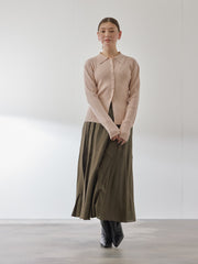 シルキーローンウエストプリーツスカート≪手洗い可能≫