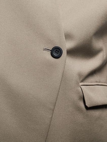 TWギャバジン　スリーブレスコート